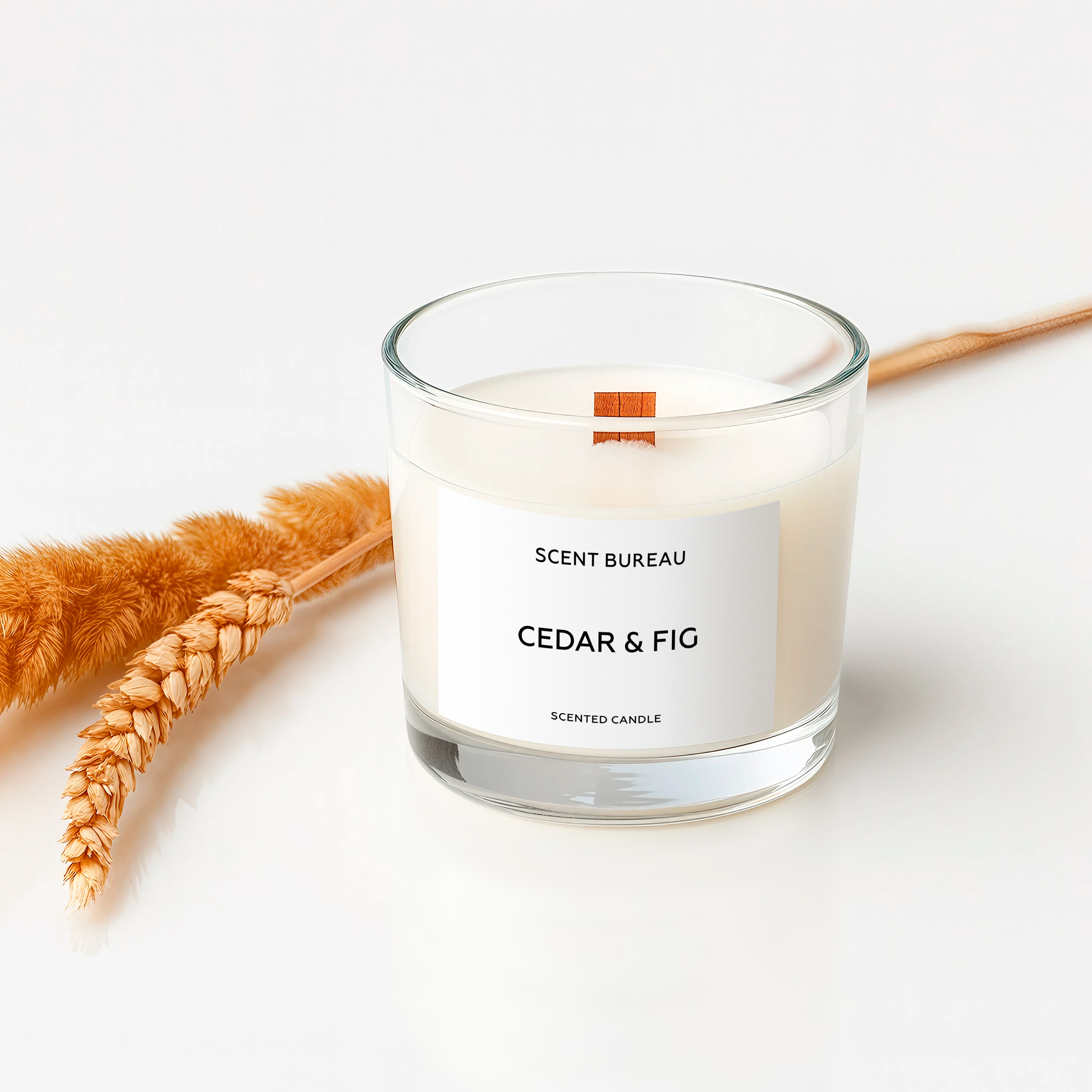 Ароматическая свеча Кедр и инжир 100 мл Ароматическая свеча Кедр и инжир 100 мл