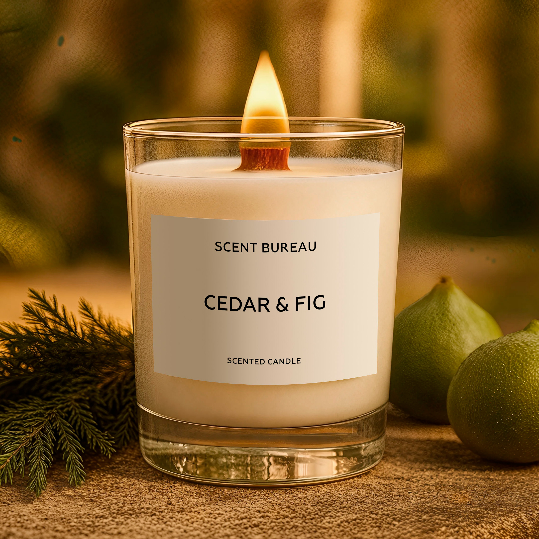 Ароматическая свеча Кедр и инжир 190 мл