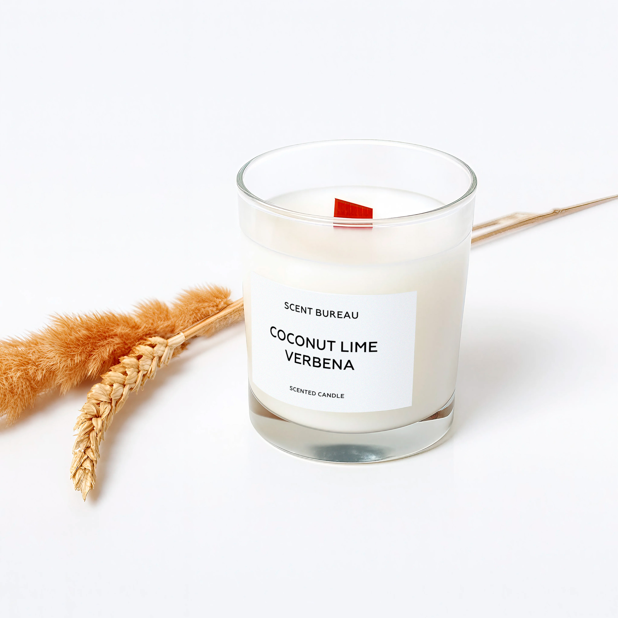 Ароматическая свеча Кокос, лайм, вербена 190 мл Ароматическая свеча Кокос, лайм, вербена 190 мл