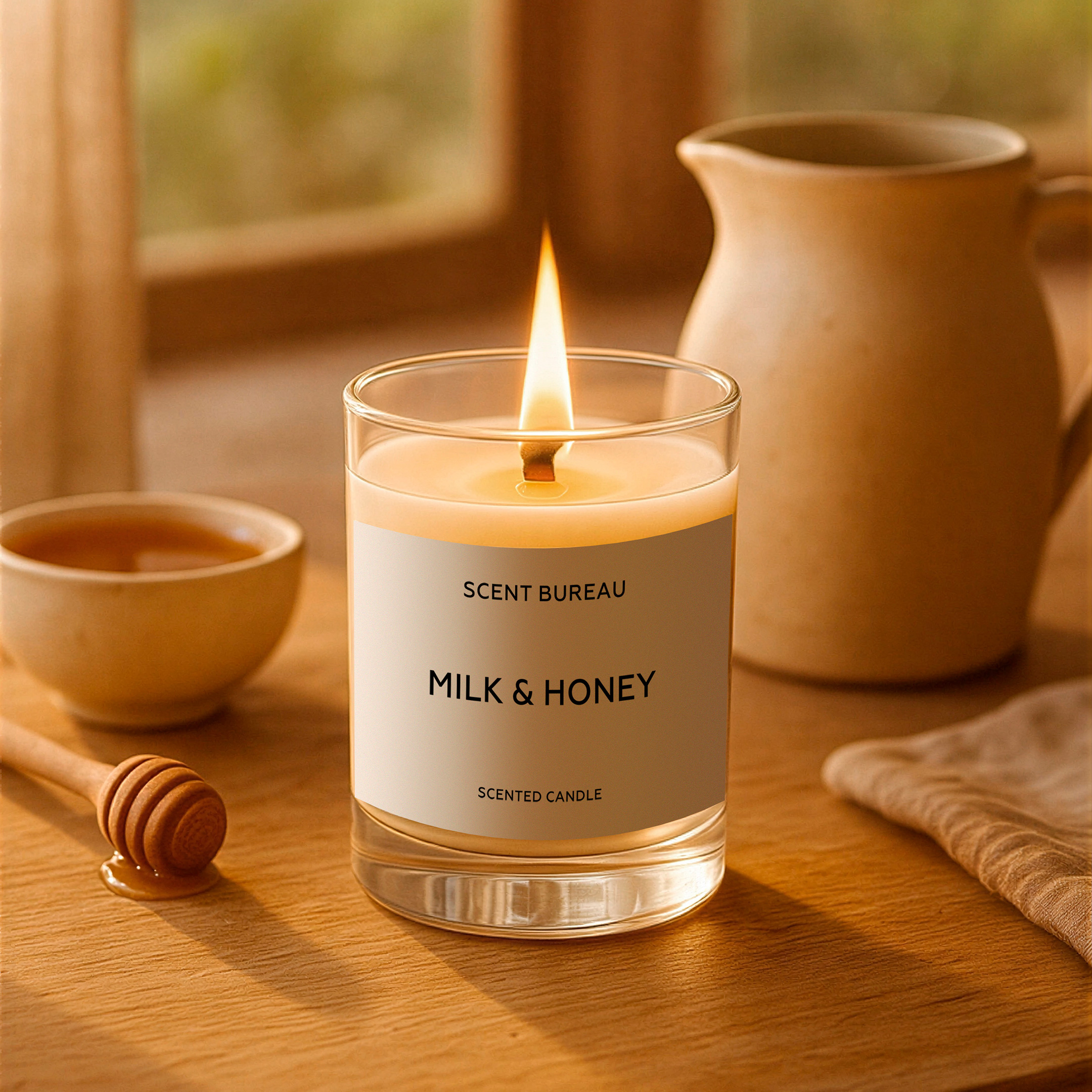 Ароматическая свеча Молоко и мёд 60 мл