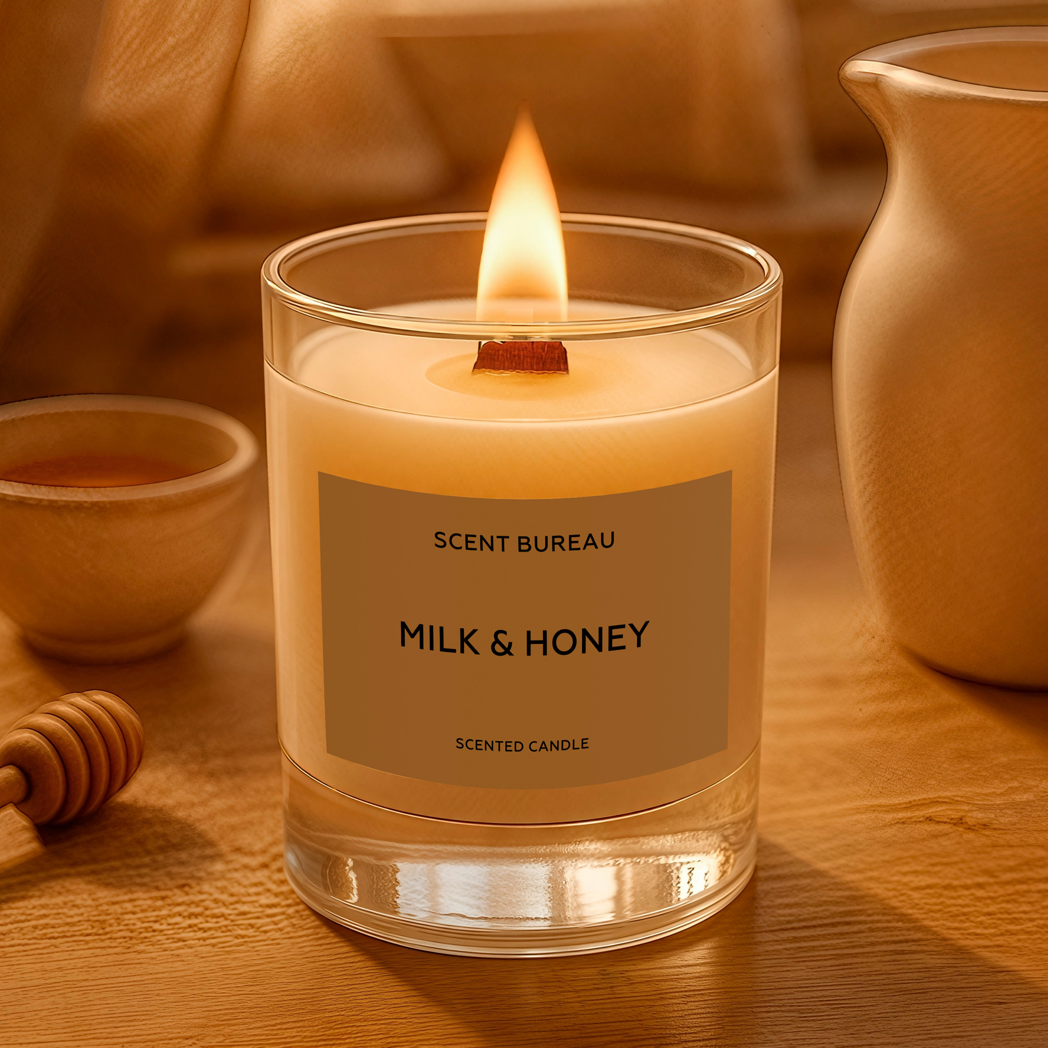 Ароматическая свеча Молоко и мёд 190 мл