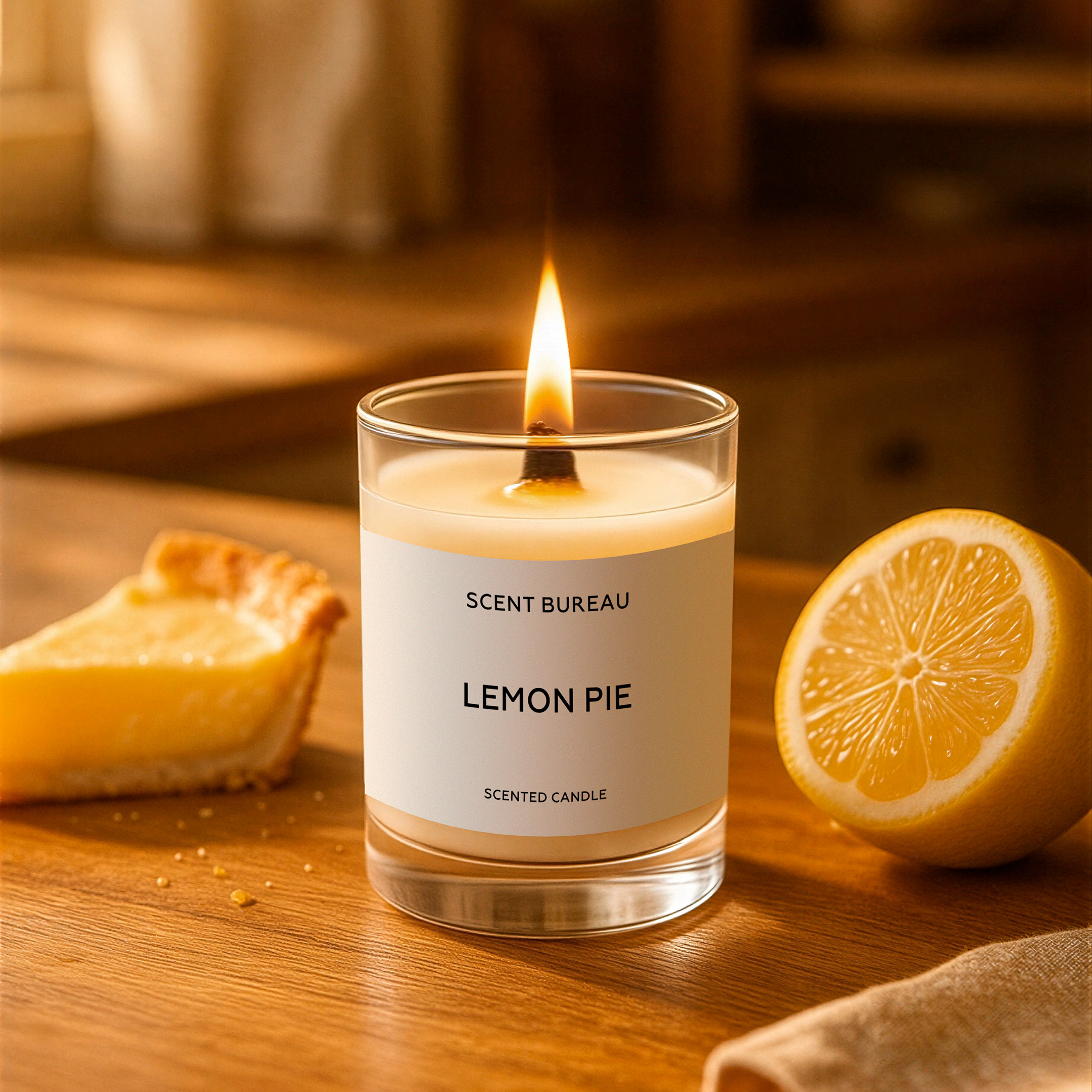 Ароматическая свеча Лимонный пирог 60 мл