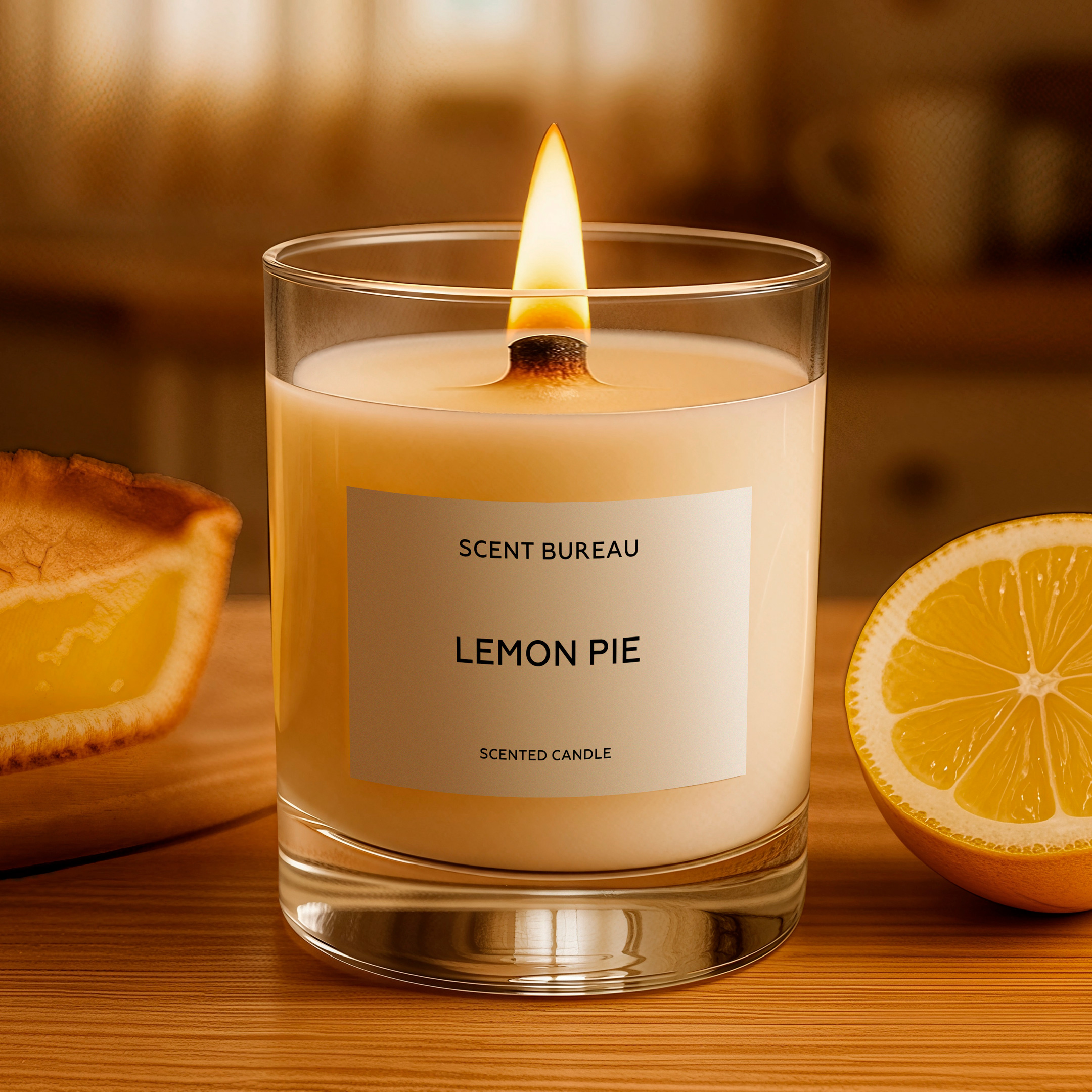 Ароматическая свеча Лимонный пирог 190 мл