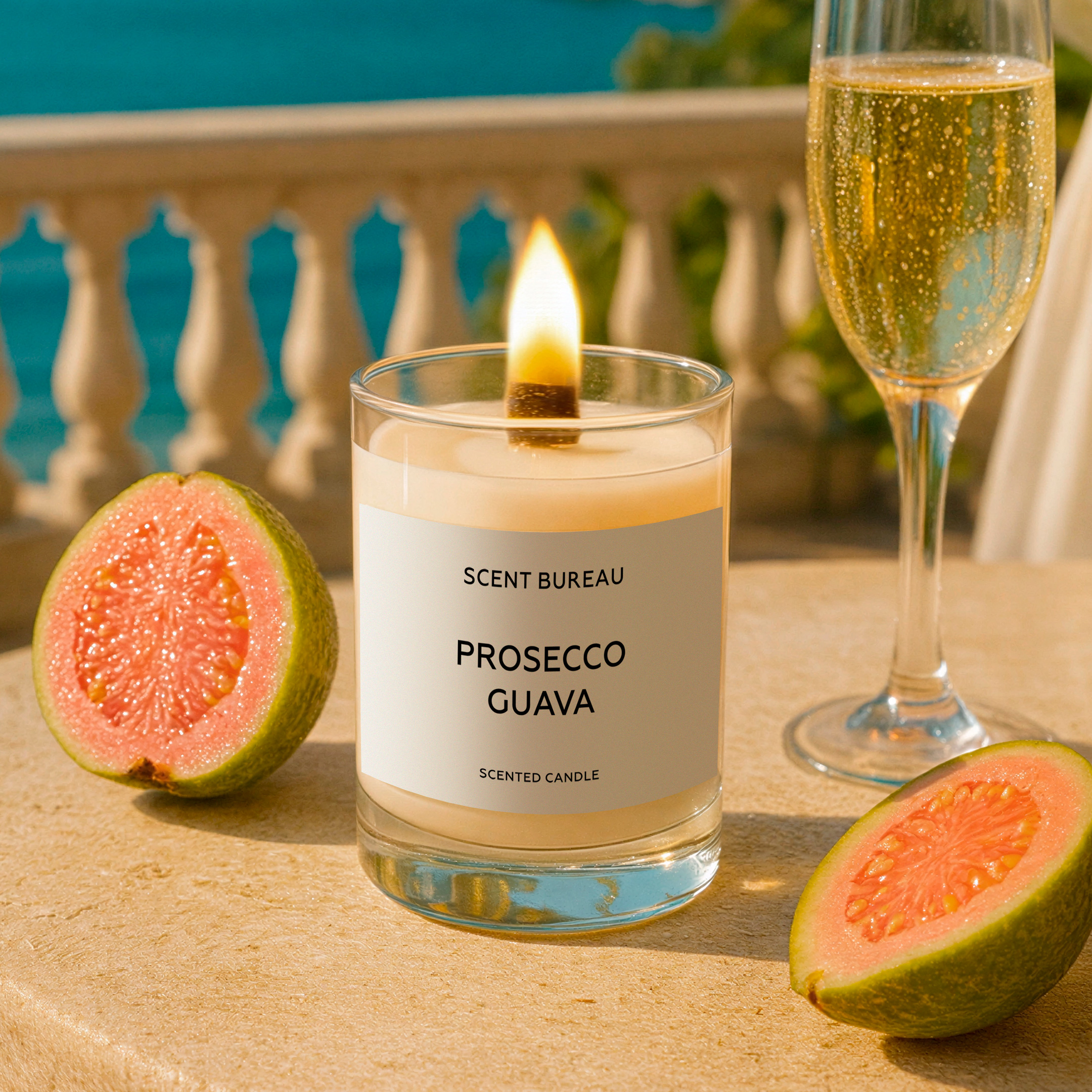 Ароматическая свеча Просекко и гуава 60 мл
