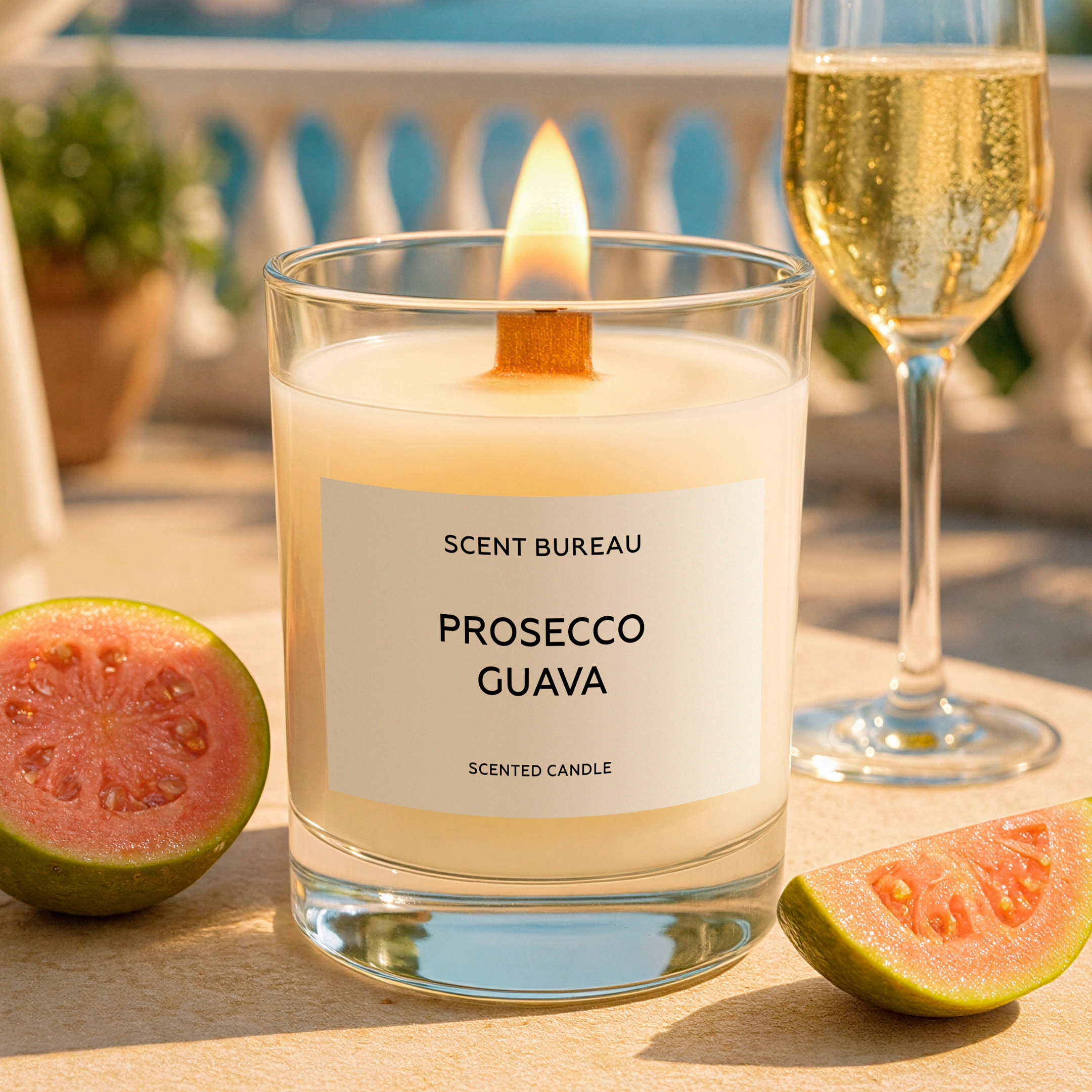 Ароматическая свеча Просекко и гуава 190 мл