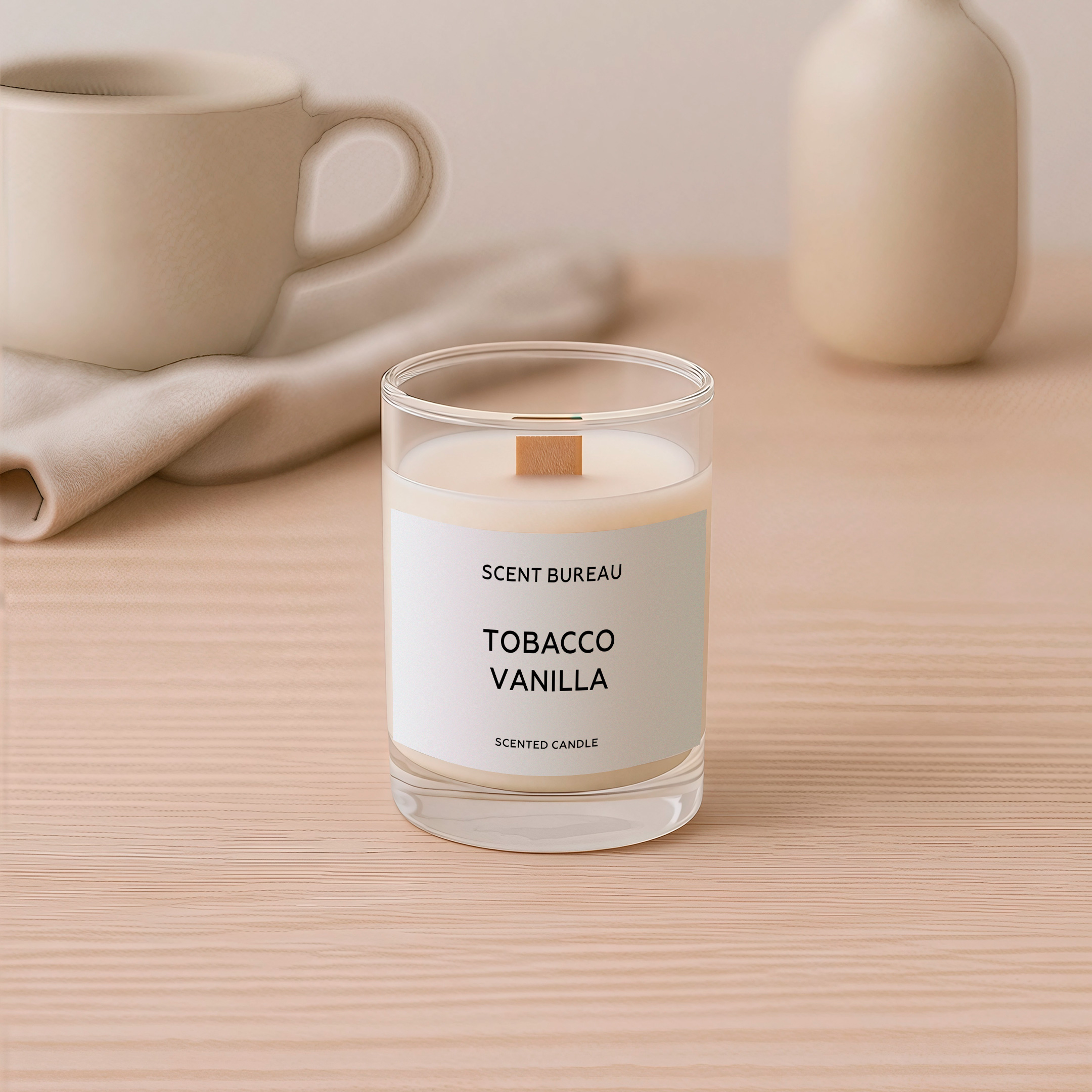 Ароматическая свеча Табак и ваниль 60 мл